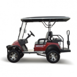 Lifted Golf Cart With Rear Seats 4 Seater