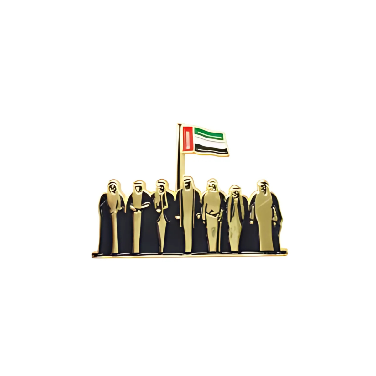 UAE Metal Badges Gold