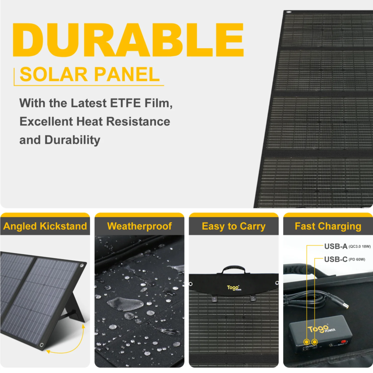 120W ETFE Solar Panel