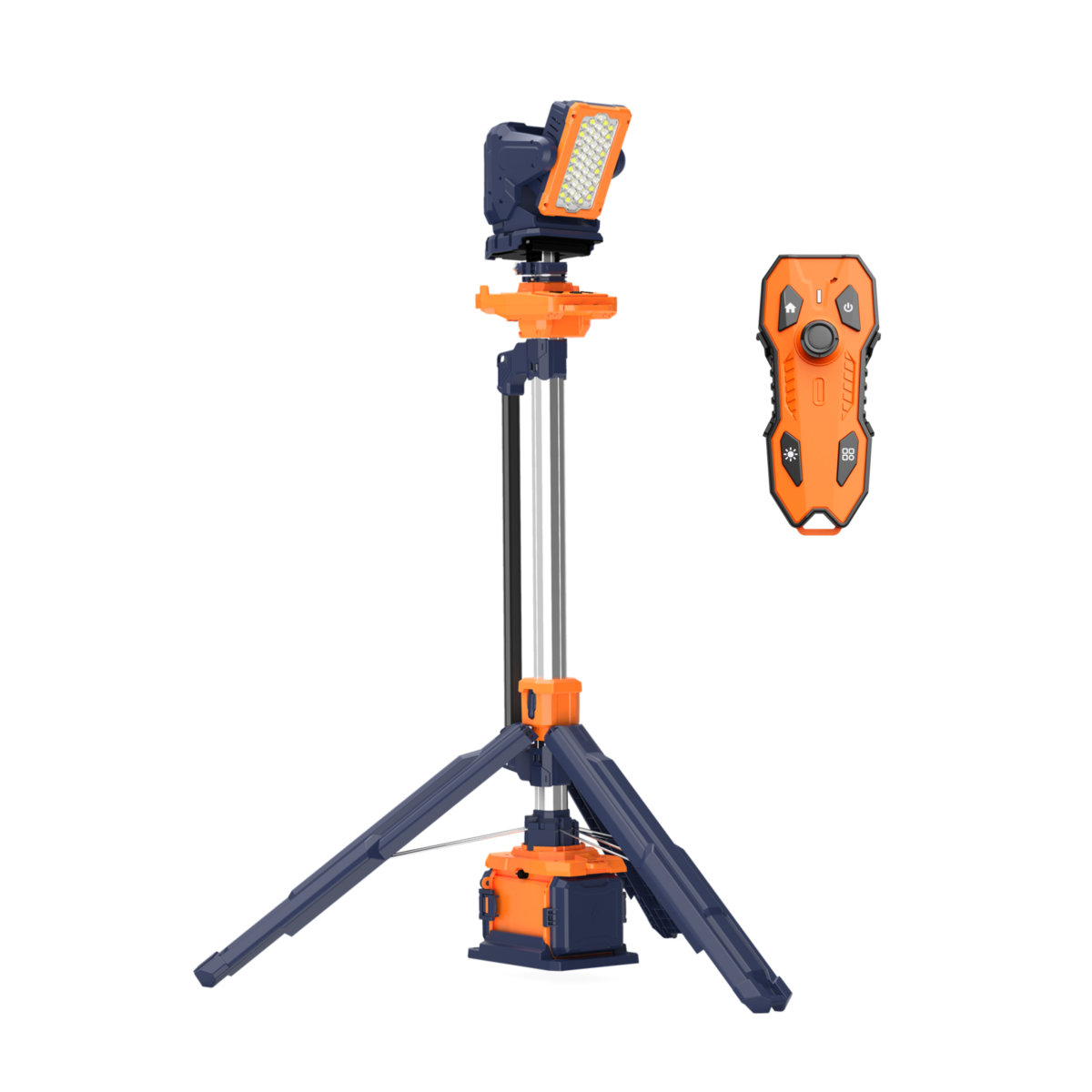 Battery Powered Portable Tower Light Pan-Tilt