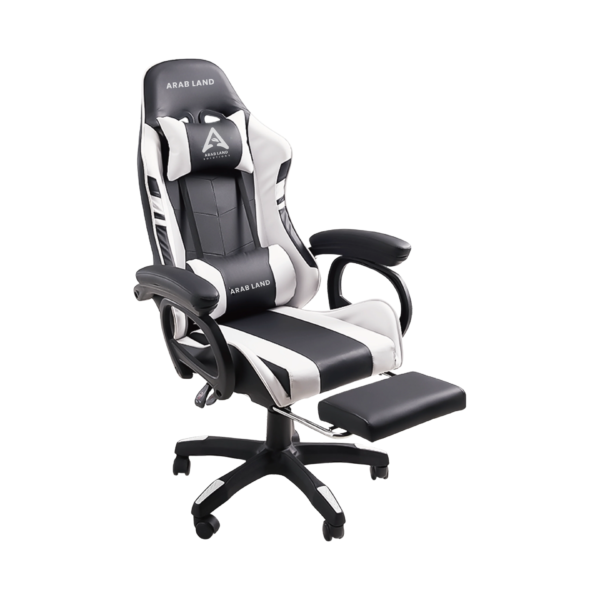 White & Black Comfort Gaming Chair ARL-A-01S