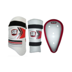 Cricket Protection Combo Thigh Guard, Arm Guard, Abdominal Guard Men's Size