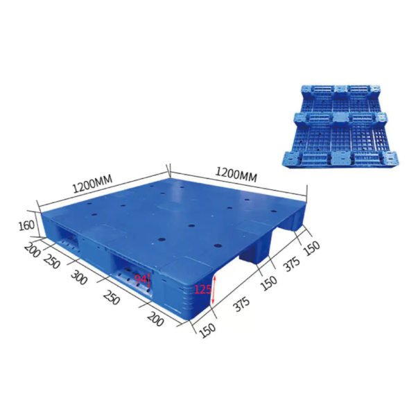 Weather Resistant Plastic Pallet ARL-DDC1212