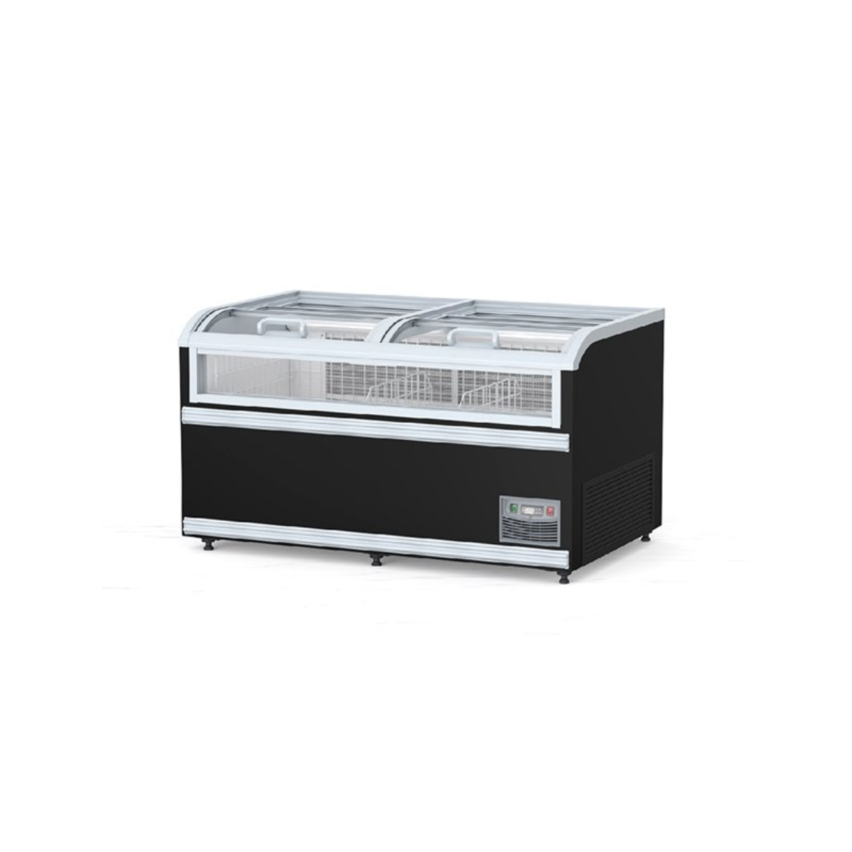 China Style Transparent Island Freezer