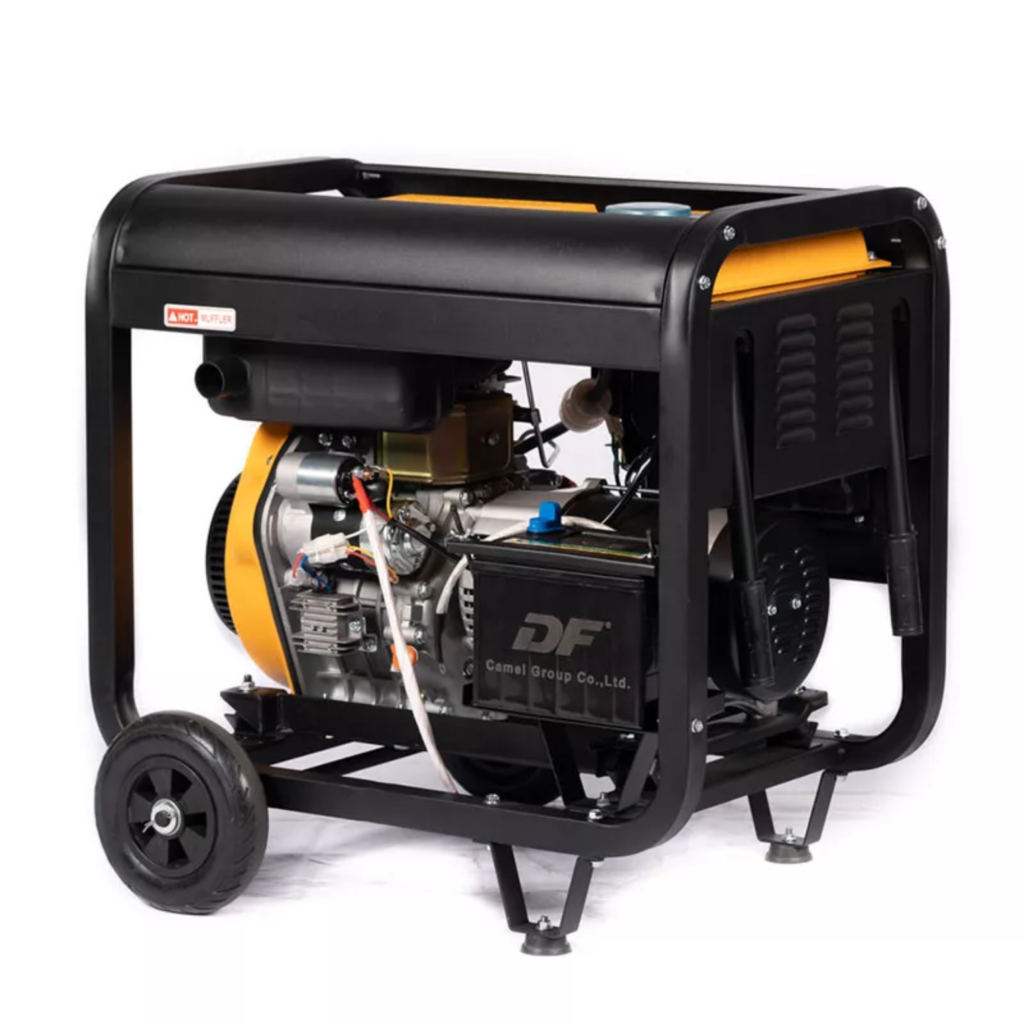 Diesel Generators Square frame with handle and 2pcs 9" wheels ARL-DY-B