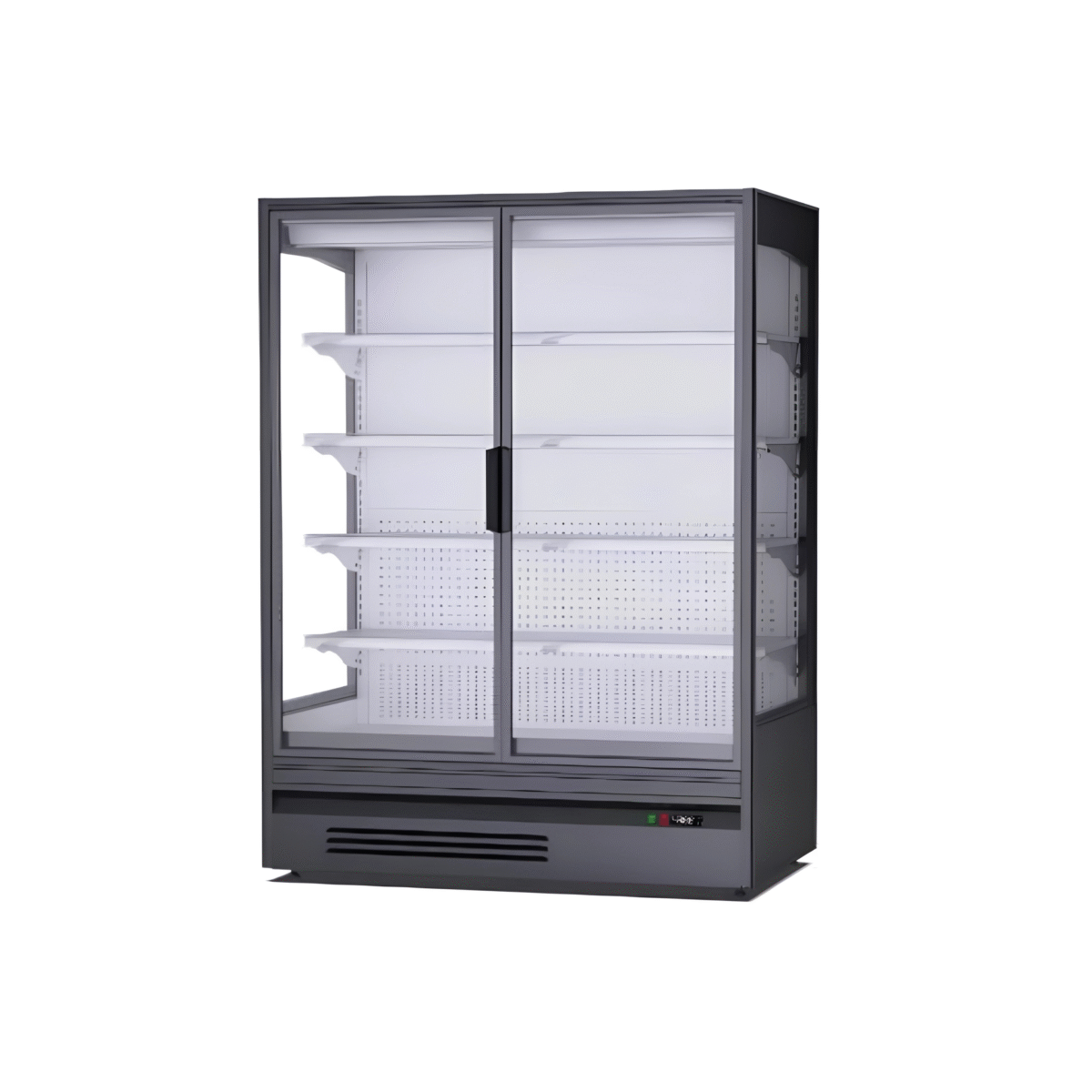 Europe Style Plug-in Glass Door Upright Fridge