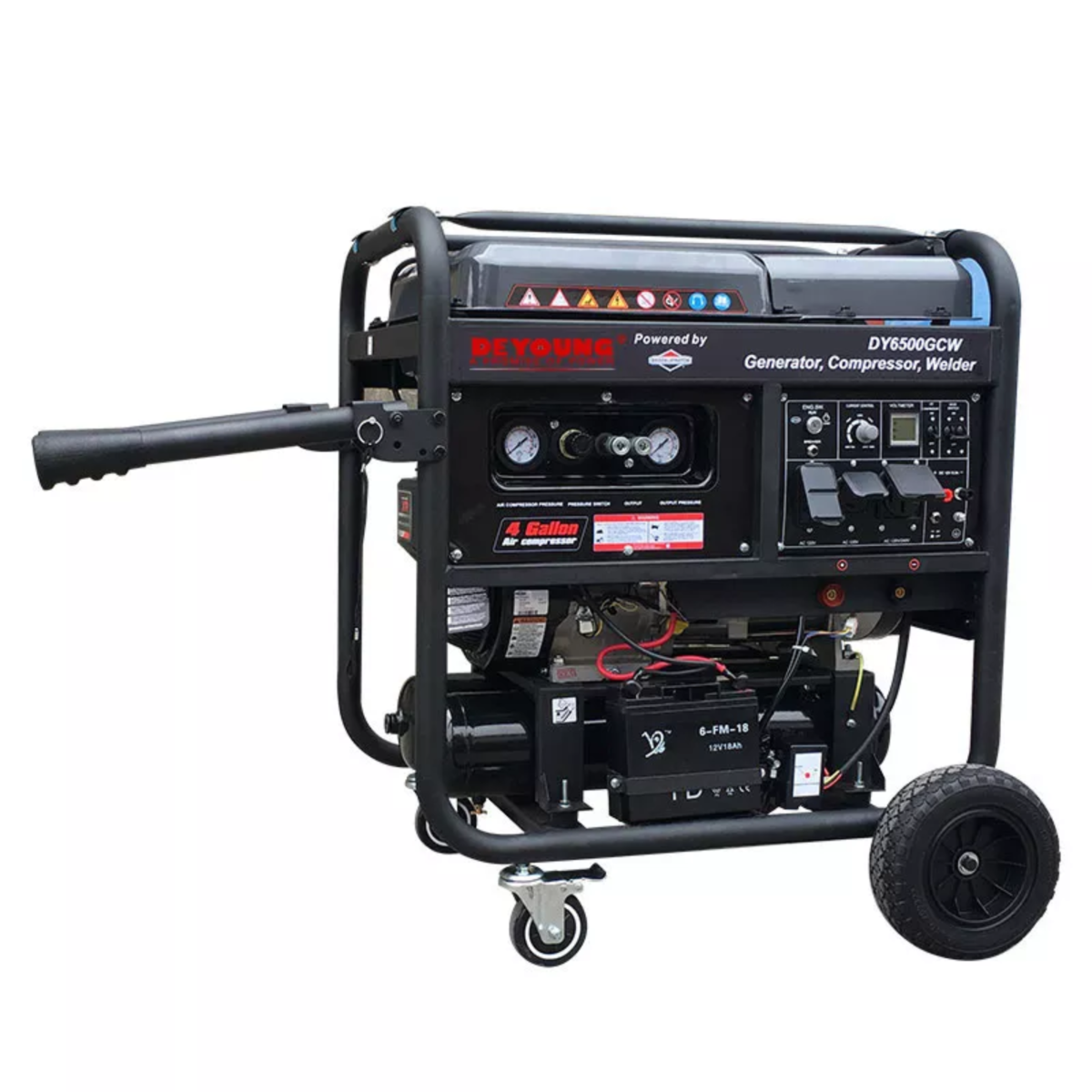 Gasoline’s Triad 3-in-1 Generator Welding Compressor ARL-DY6500GEW