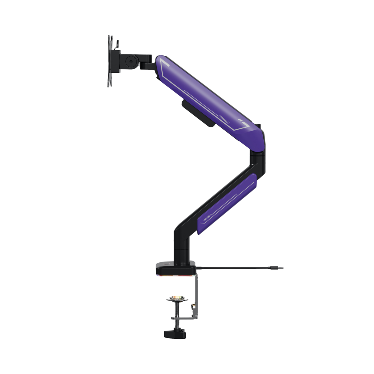 Height Adjustable Monitor Arms with Charging ARL-A08401B