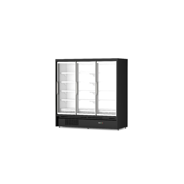 Plug In Glass Door Upright Fridge