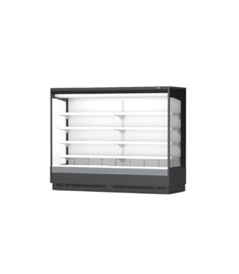 Remote Double Air Curtain Display Fridge