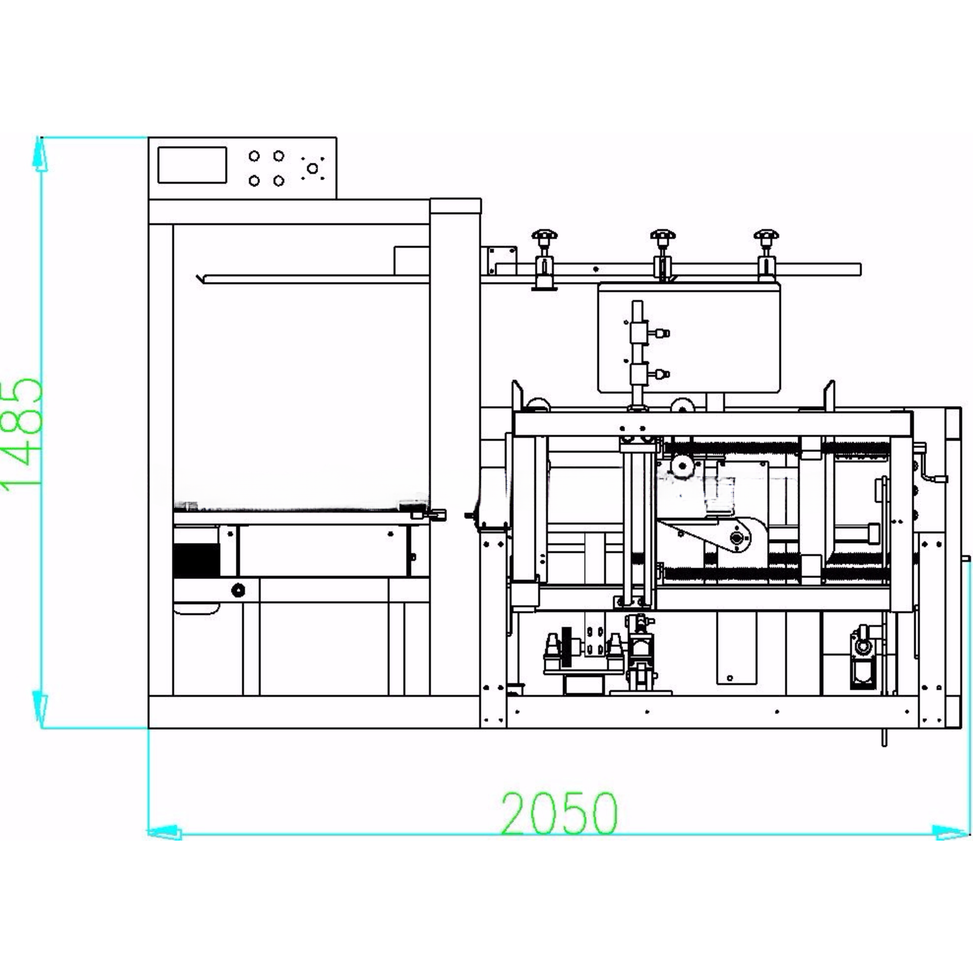 ARL-HN-40 Automatic Carton Bottom Case Erector with Bottom Sealer ...