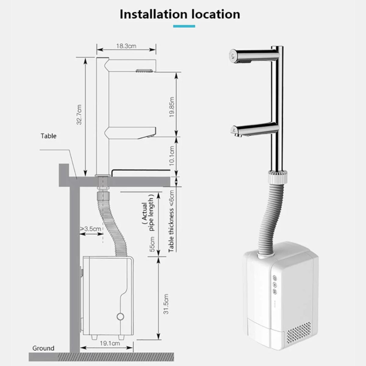 Super Air Tap Hand Dryer Wash+Dry ARL-AK7130