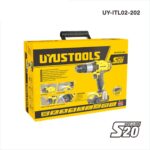 20V Lithium-Ion Impact Drill - 45N·m Torque, 22+1+1+1 Settings, Extensive Accessory Kit ARL-UY-ITL02-202