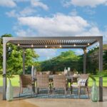 3x4m Lightweight & Durable Aluminum Pergola with Sun Protection