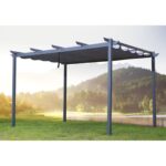 3x4m Lightweight & Durable Aluminum Pergola with Sun Protection