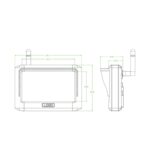 4.3 Inch Car Digital Wireless Rear View Camera System