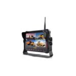 4CH Video Quad Screen Real Time Recording System - Wireless, HD Display