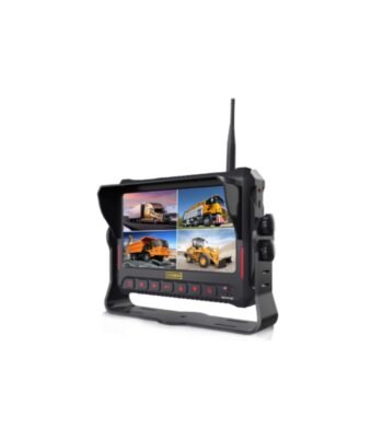 4CH Video Quad Screen Real Time Recording System - Wireless, HD Display