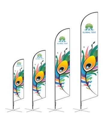 Fully Customizable Feather Flag - High-Visibility Advertising