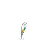 Fully Customizable Teardrop Flag - Dynamic Brand Visibility