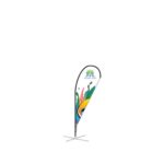 Fully Customizable Teardrop Flag - Dynamic Brand Visibility