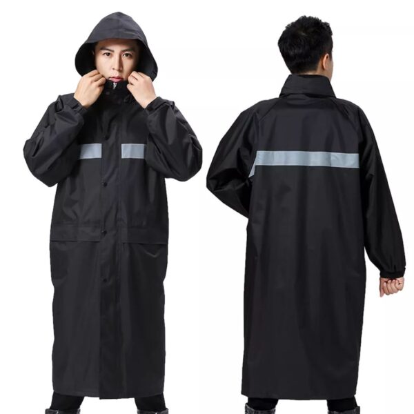 100% Waterproof Pongee PVC Coating Reflective Raincoats ARL-RT11