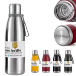 1100ML Vacuum Insulated Stainless Steel Water Bottle with Carabiner
