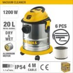 1200W 20L Vacuum Cleaner Model ARL-ASP20LM