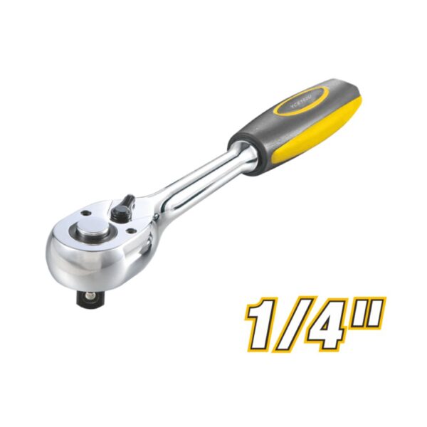 150mm Ratchet Ring Spanner (72T) with TPR+PP Handle Model ARL-YCE104U