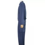 190 Grams Polyester Navy Blue Two Pieces Safety Work Wear Adult Cheap Work Suit ARL-OV15