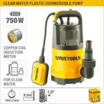 1HP Clean Water Plastic Submersible Pump Model ARL-PPCP001