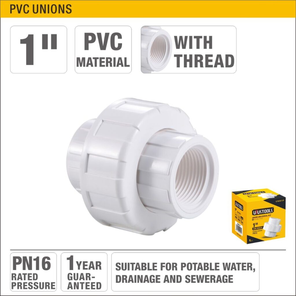 Threaded PVC Union ARL-UNOO1P