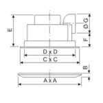 Thin High Air Volume Silent Duct Ventilation Fan ARL-BPT15-12-30(P9A/P9B) Series
