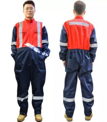 240 Grams Polyester High Visibility Reflective Safety Coveralls ARL-OV19