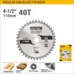 115mm 40T Tungsten Carbide Circular Saw Blade for Wood Model ARL-DMA117