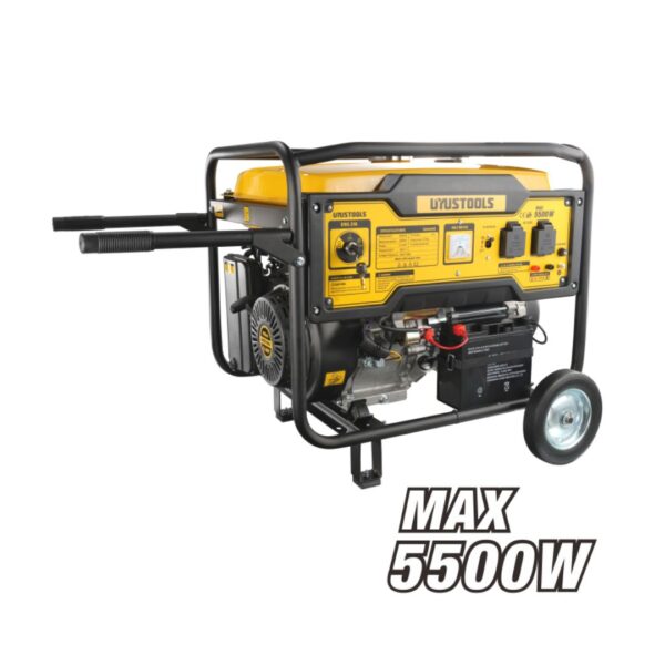 5.5kW Max Output Gasoline Generator with Electric Start Model ARL-GEG5000E