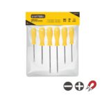 6-Piece Screwdriver Set with Magnetic Tips Model ARL-DEM06U