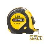 7.5m x 25mm Steel Tape Rule with Three Buttons and TPR Covered ABS Case Model ARL-FLG9075