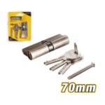 70mm Double Cylinder Key Lock with Antique Matte Bronze Finish Model ARL-CRZ70AB