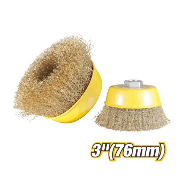 76mm Wire Cup Brush with M14x2 Thread Model ARL-EBC003