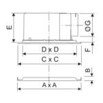 Ultra-thin High Air Volume Silent Duct Ventilation Fan ARL Series All-Plastic Body Engineering Models