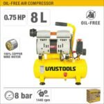 8L 0.75HP Oil-free Air Compressor with Silencer Model ARL-CMP08FU