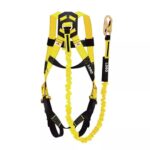 ANSI Full Body Safety Harness with Shock Absorber Lanyard ARL-HN39SET