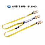 ANSI Z359.13 Certified Polyester Webbing Safety Energy Absorber Lanyard ARL-HN29