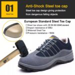 Anti Puncture Steel Toe Suede Safety Shoes for Men ARL-TM3219