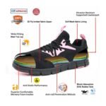 Anti-skid Sports Safety Shoes Pink for Women ARL-TM2017