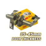 Antique Bronze Lever Handle Lock for Bedroom Doors (35-45mm Thickness) Model ARL-CH1863AB