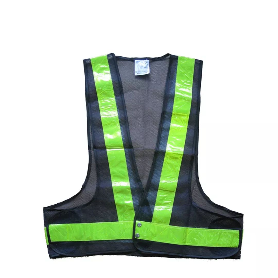 Black Mesh PVC Reflective Tape Safety Vest for Workers ARL-SV01