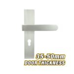 Brushed Nickel Plated Double Cylinder Lever Handle Lock with Brass Cylinder for Wood and Metal Doors Model ARL-CH621SN