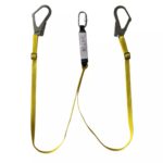 CE EN355 Certified Yellow Polyester Safety Energy Absorber Lanyard ARL-HN28